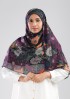 Twillight Garden-Printed Plus Crinkled Chiffon