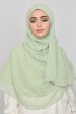 Pastel Green - Plain Mosaic Butti Chiffon (CLASSIC)