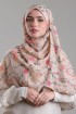 Sheikh Zayed-Printed Plus Crinkled Chiffon with Foil