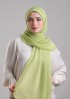 Apple Green-Plain Mosaic Butti Chiffon