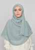 Herb Green-Plain Mosaic Butti Chiffon