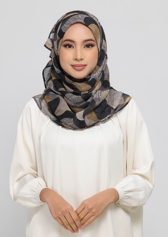 Hilal-Printed Plus Crinkled Chiffon