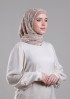 Lyyam Elulu-Printed Plus Crinkled Chiffon