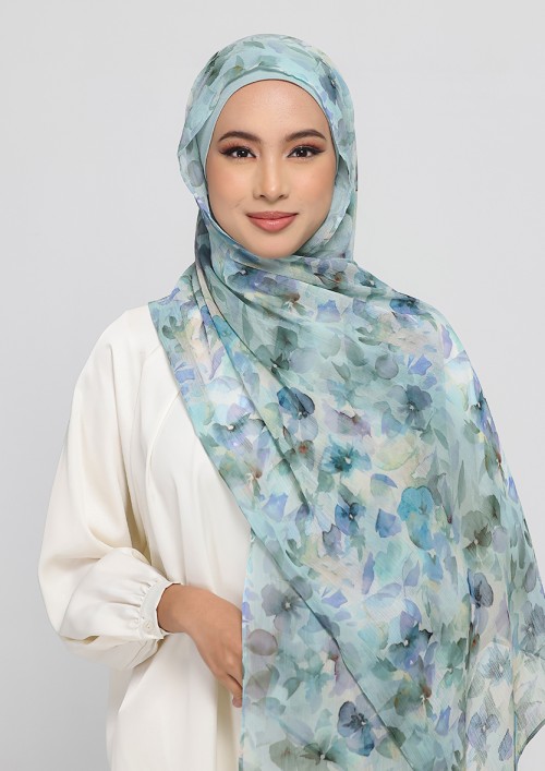 Jinan-Printed Plus Crinkled Chiffon