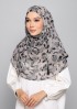 Lola Gray-Printed Plus Crinkled Chiffon