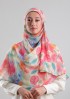 Poppy Picnic-Printed Pluc Crinkled Chiffon