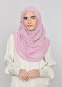 Romantic Mauve-Plain Mosaic Butti Chiffon