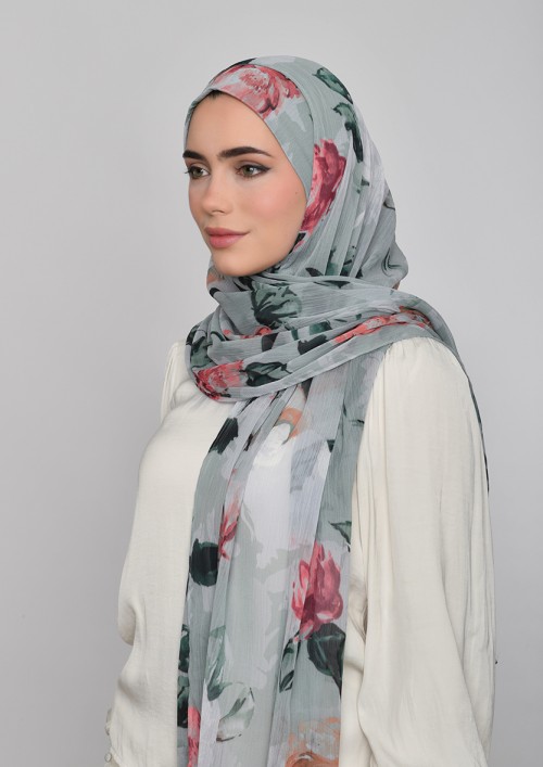 Zaytuna - Printed Plus Crinckled Chiffon (NEW STYLE)